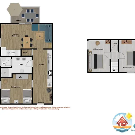 Papillon 9-5 Ostseefeeling Apartment *